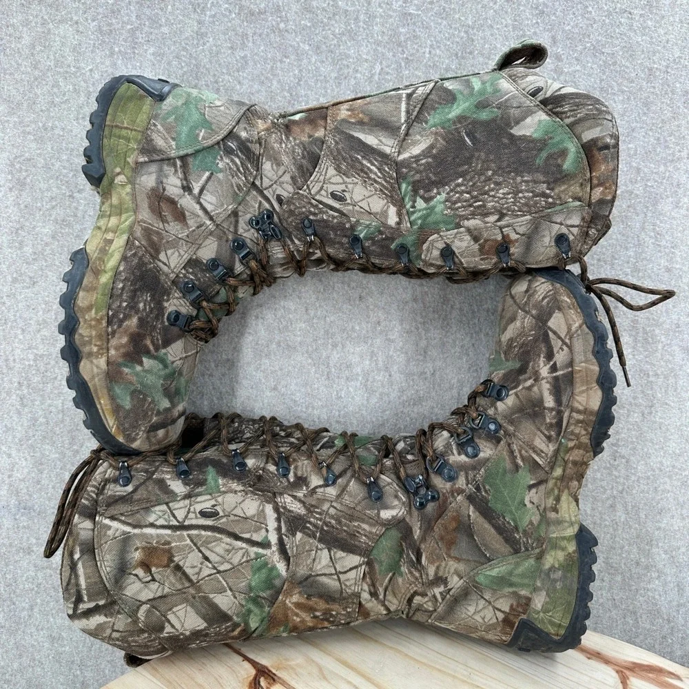 RedHead Rattlestrike Snake Boots Mens 9M Camo Waterproof Hunting Hiking 166311